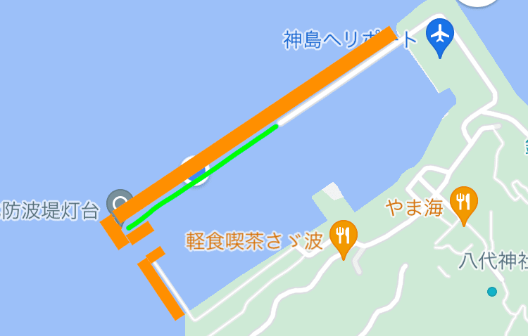 神島の地図